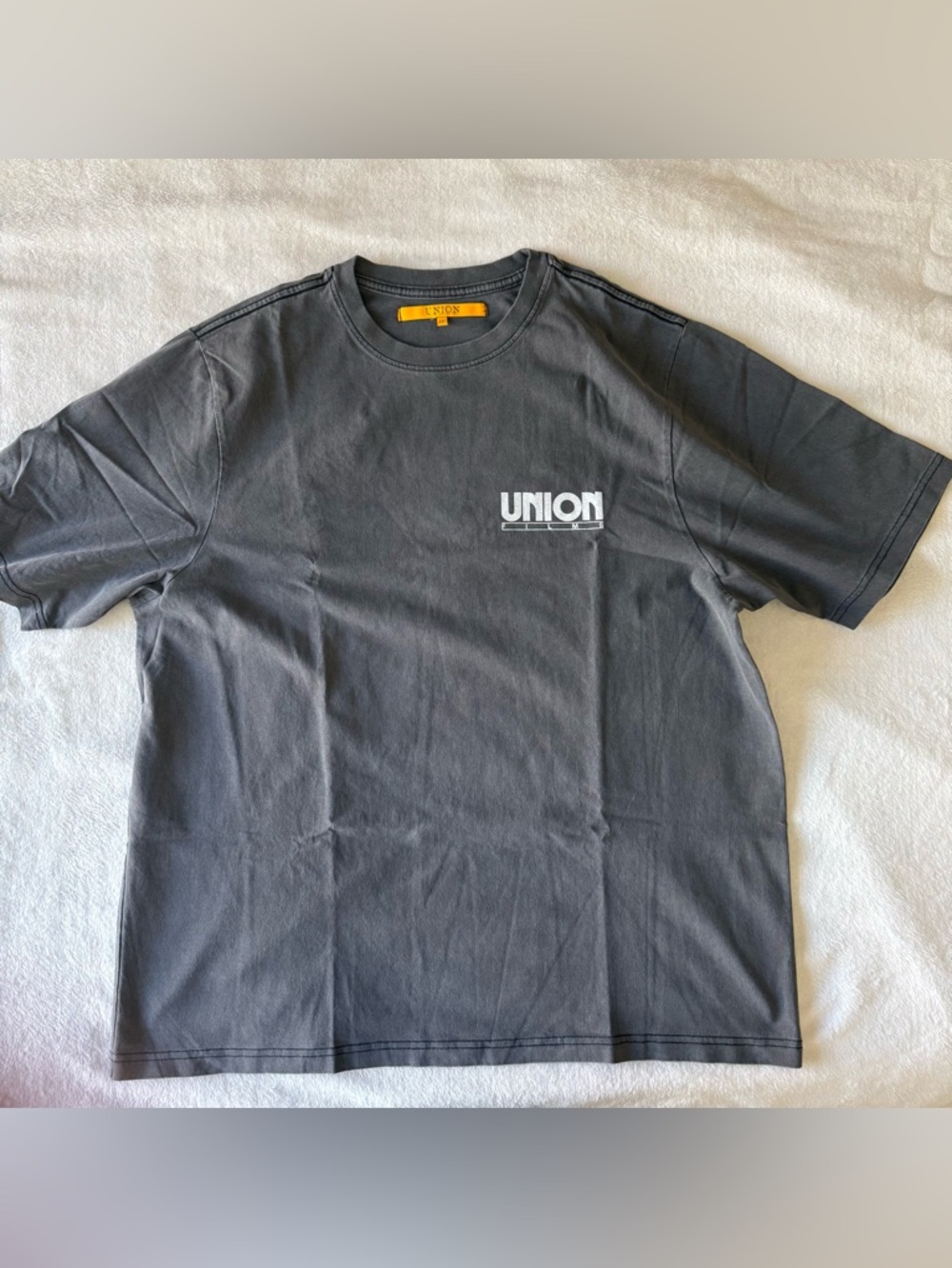Union Men's Short-Sleeve Logo Tee - Dark Gray